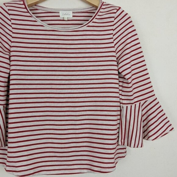 Anthropologie Deletta Celina Ruffle-Sleeve Top - Picture 5 of 5